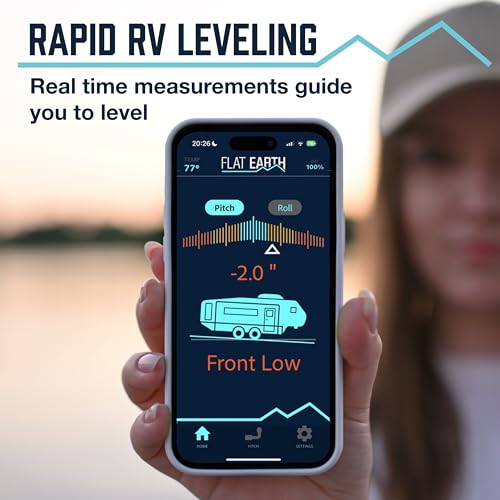 Flat Earth Wireless RV Leveling System