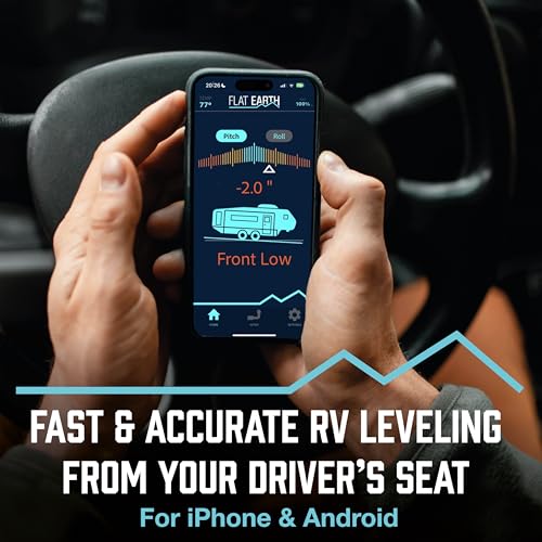 Flat Earth Wireless RV Leveling System