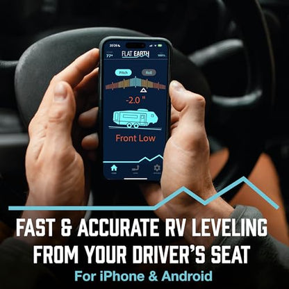 Flat Earth Wireless RV Leveling System